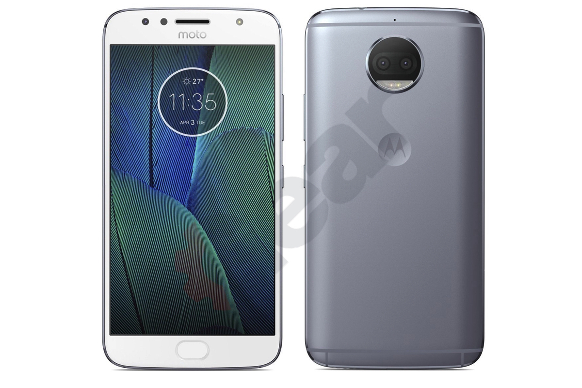 Motorola Moto G5S Plus blanco y gris. 