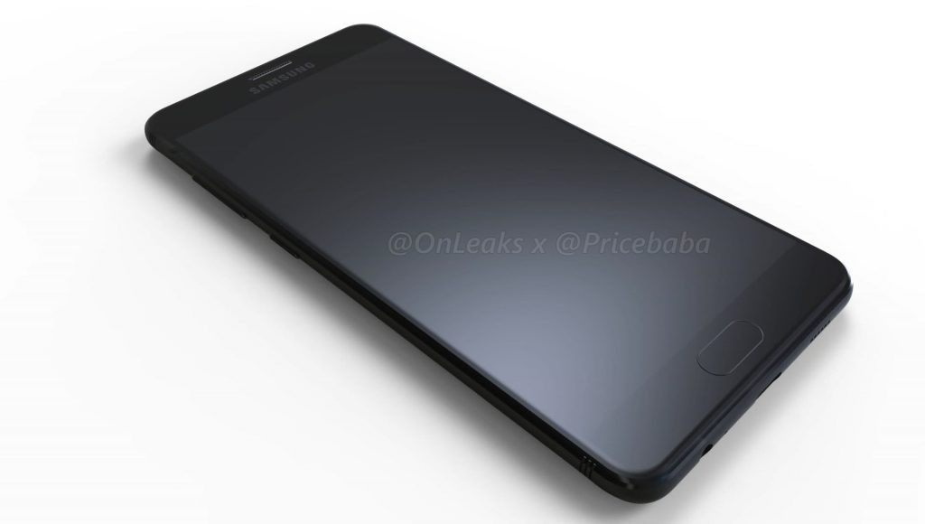 Frente del supuesto Samsung Galaxy C10.