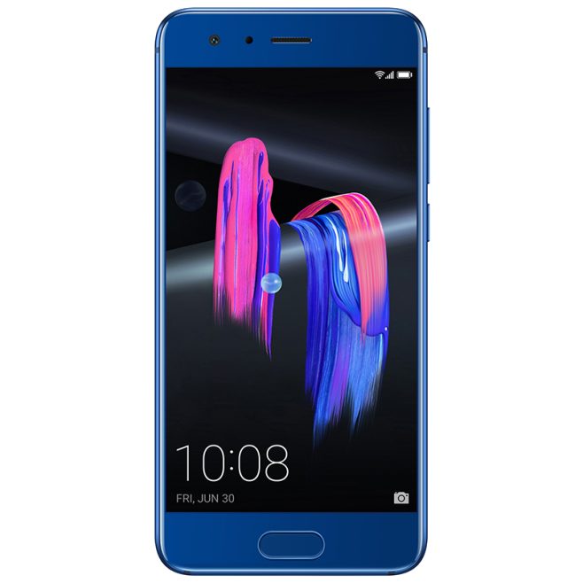 Frente del Honor 9 azul.