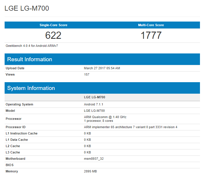 Especificaciones del LG Q6 filtradas en la certificación de la FCC.