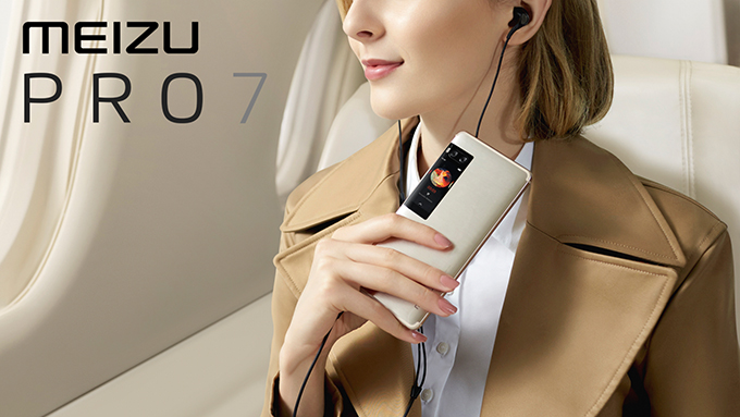 Publicidad oficial del Meizu PRO 7.