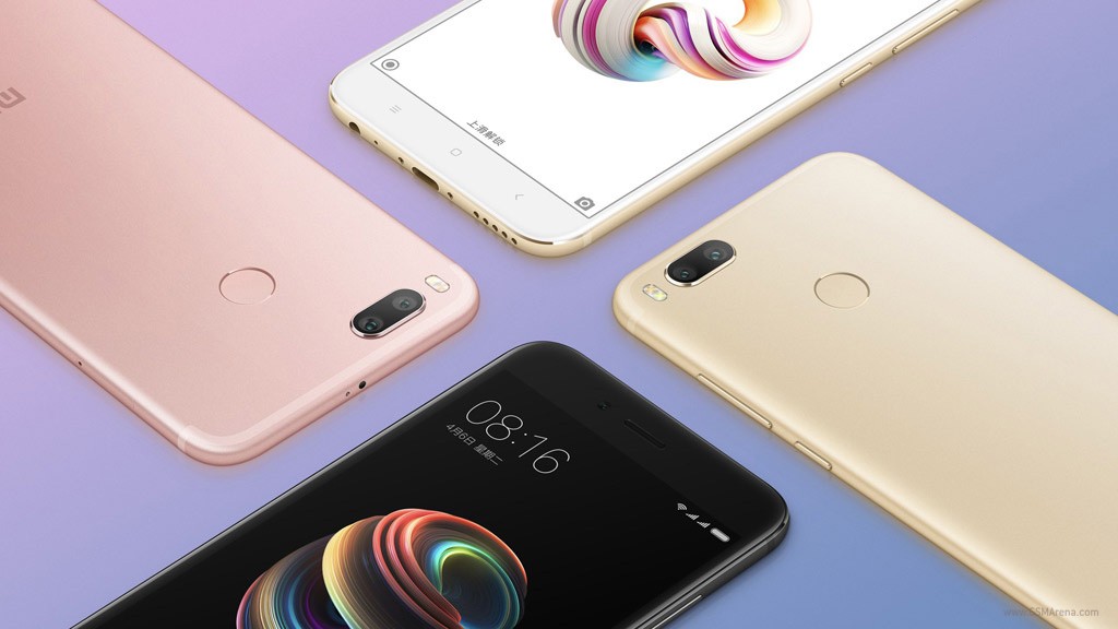 Render oficial de todas las presentaciones del Xiaomi Mi 5X.