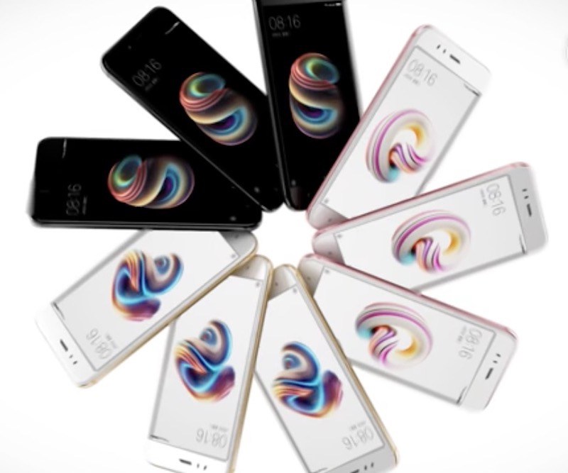 Captura del video publicitario del Xiaomi Mi 5X.