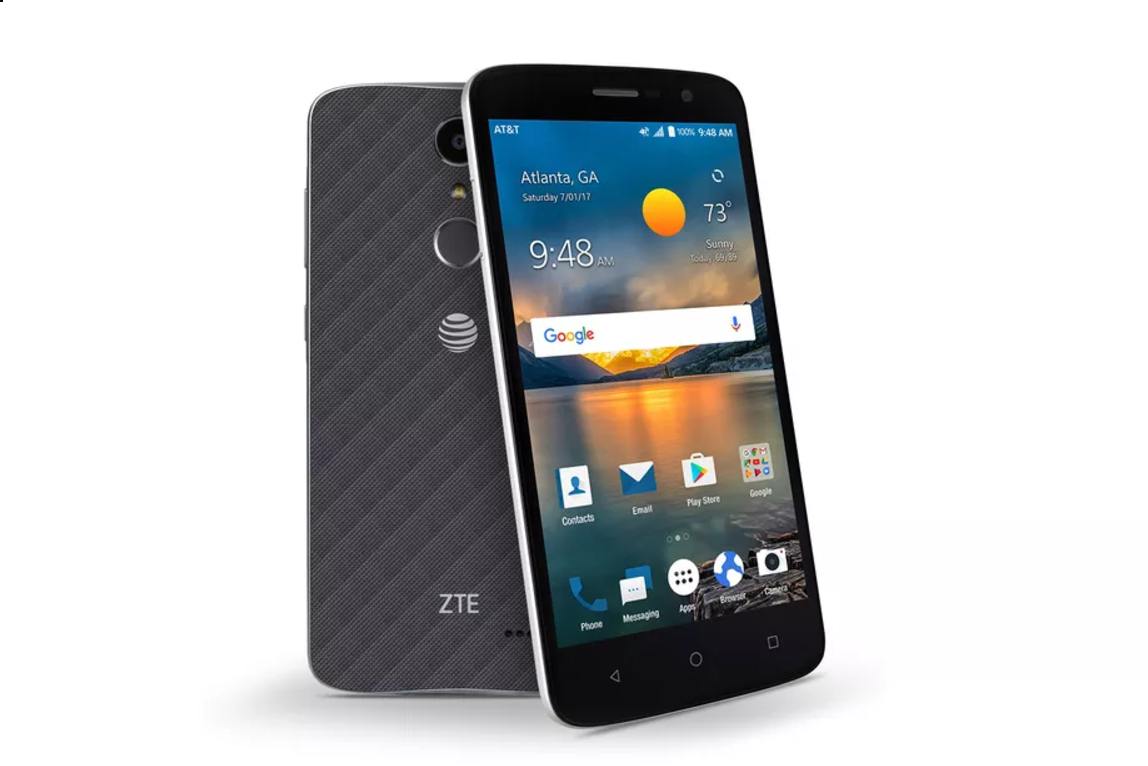 ZTE lanza su económico Blade Spark con sensor de huellas dactilares