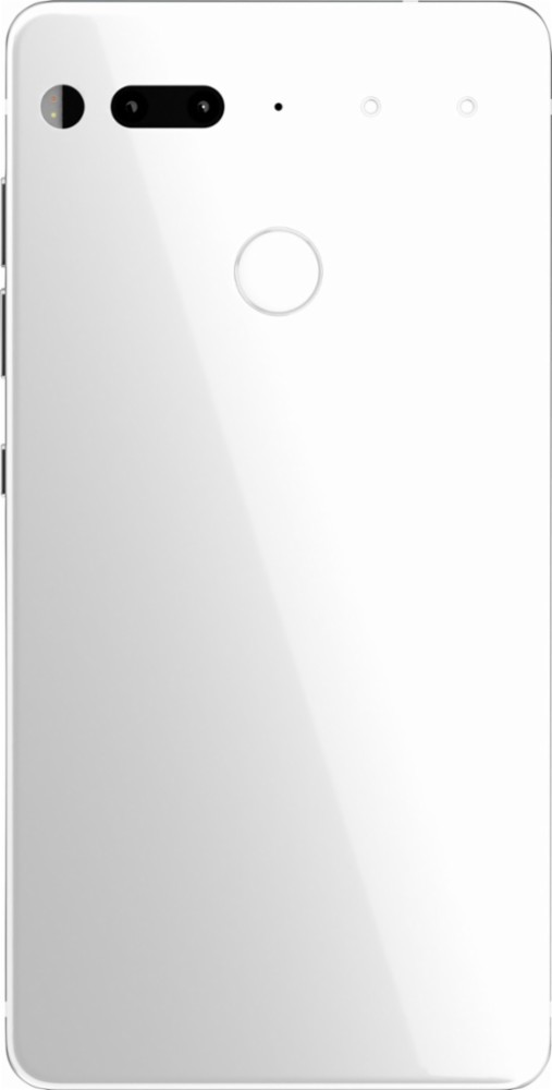 Render oficial del dorso del Essential PH-1 blanco aparecido en Best Buy.