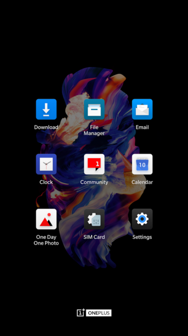 Captura de pantalla del paquete de íconos OnePlus Icon Pack - Square.