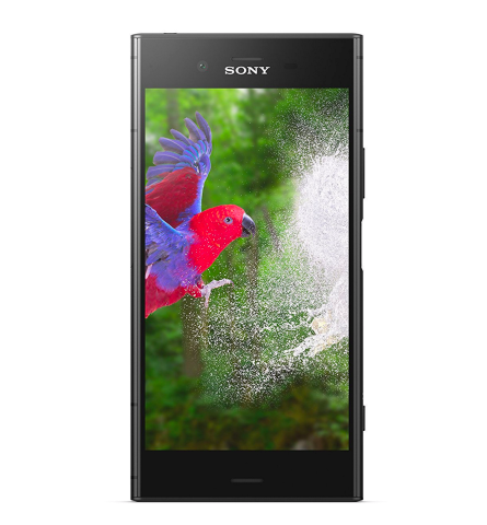 Render oficial del Sony Xperia XZ1 negro filtrado en Amazon.