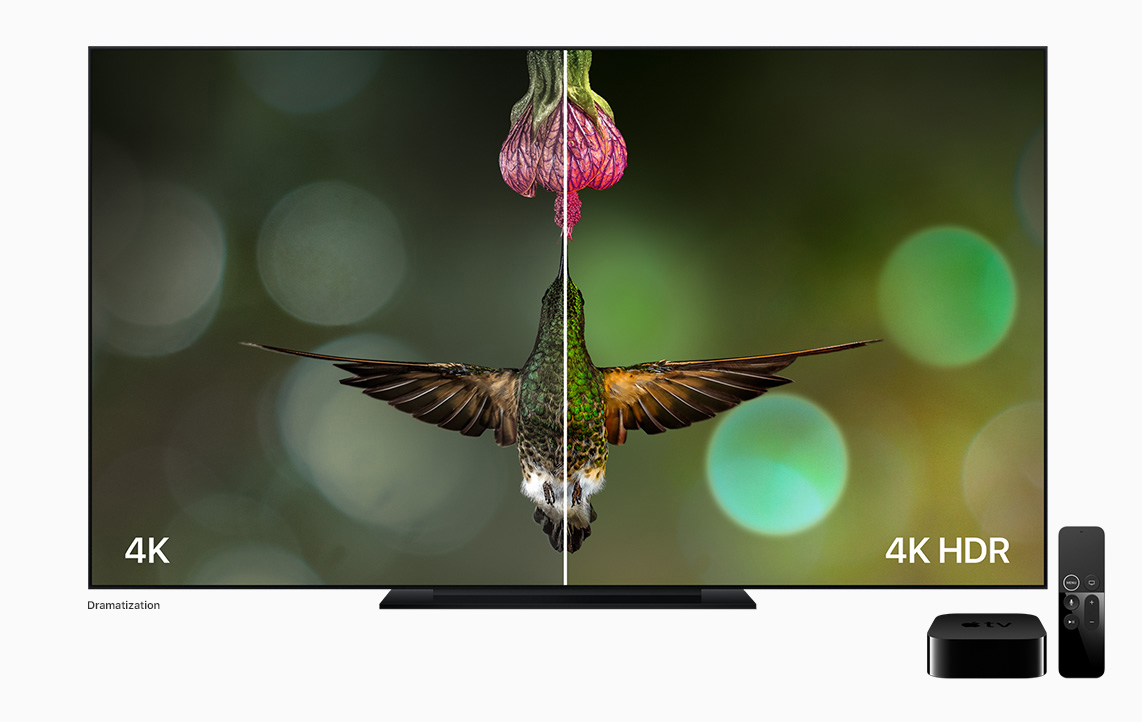 Nuevo dispositivo de televisión de Apple: Apple TV 4K con HDR