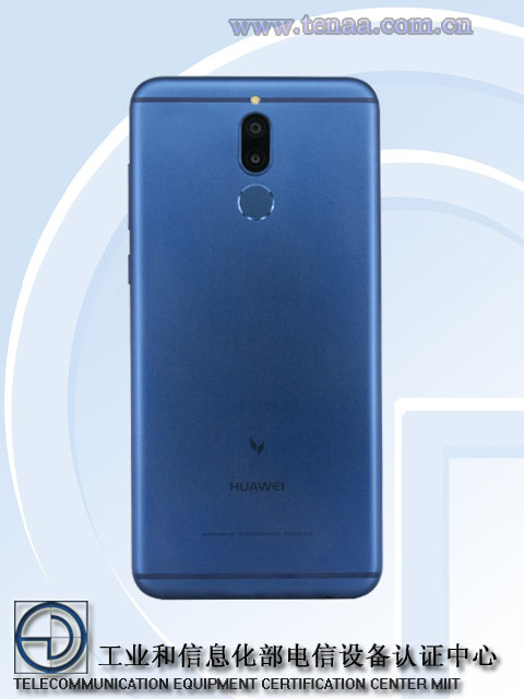 Render en TENAA del dorso del Huawei Maimang 6.