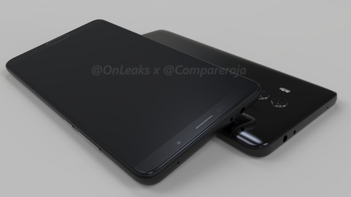 Así podría llegar a verse el Huawei Mate 10 a revelarse el 16 de octubre