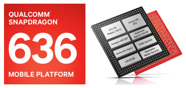 Render oficial del Qualcomm Snapdragon 636.