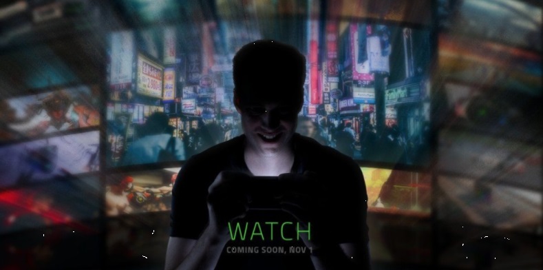 Render publicitario del smartphone de Razer a anunciarse este primero de noviembre.
