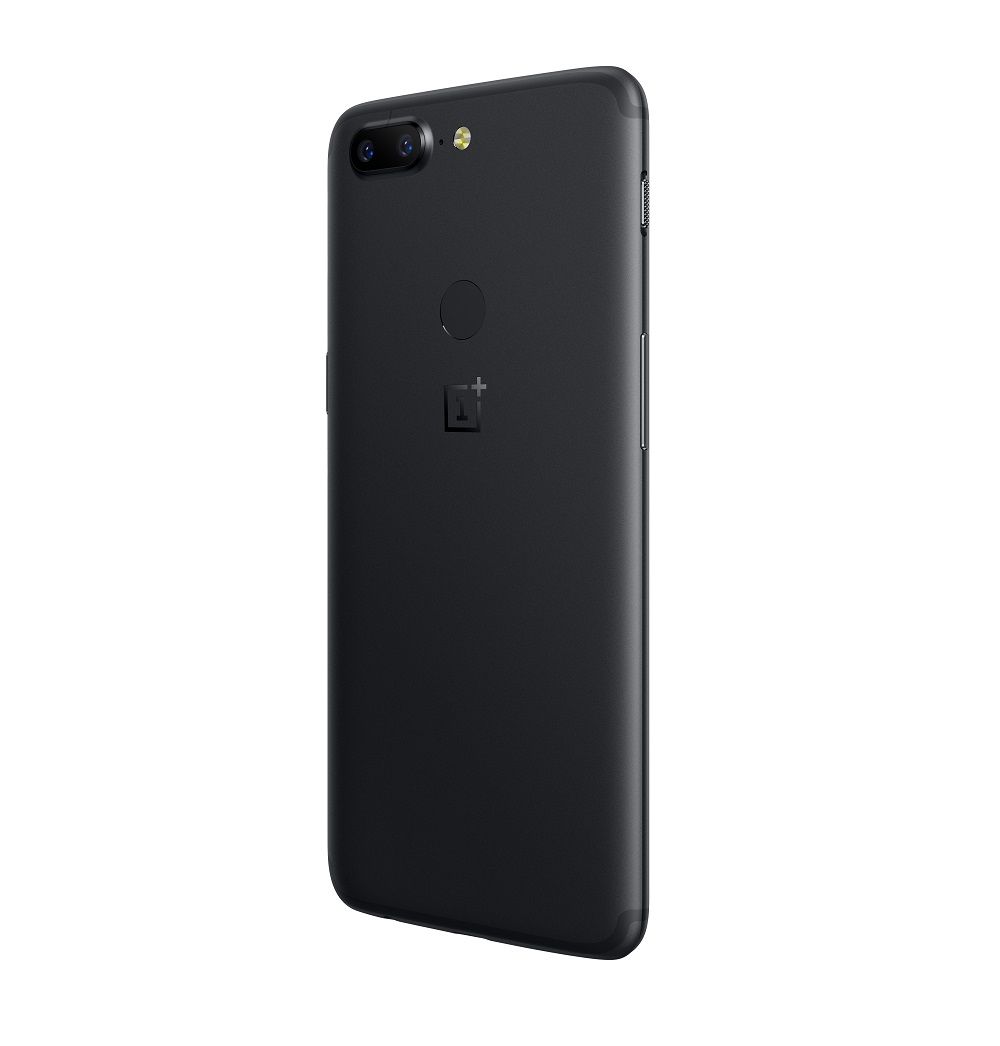Render oficial del dorso del OnePlus 5T.