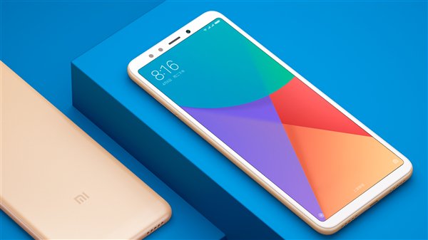 Render filtrado de un smartphone de Xiaomi de mediana gama con pantalla completa.