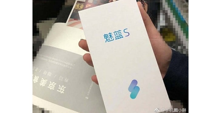 Fotografía filtrada del empaque del Blue Charm S, posible equivalente del Meizu M6S.