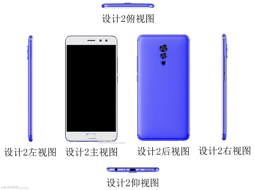 Se filtran renders completos de un posible nuevo smartphone de Blue Charm o nuevo Meizu “mBlu”