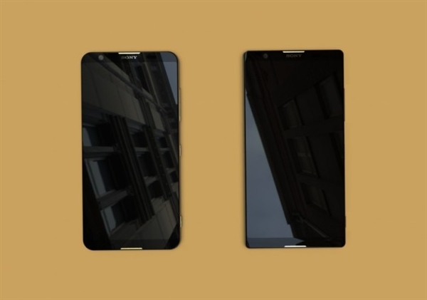 Fotografía filtrada del frente de los supuestos nuevos flagships de Sony. 