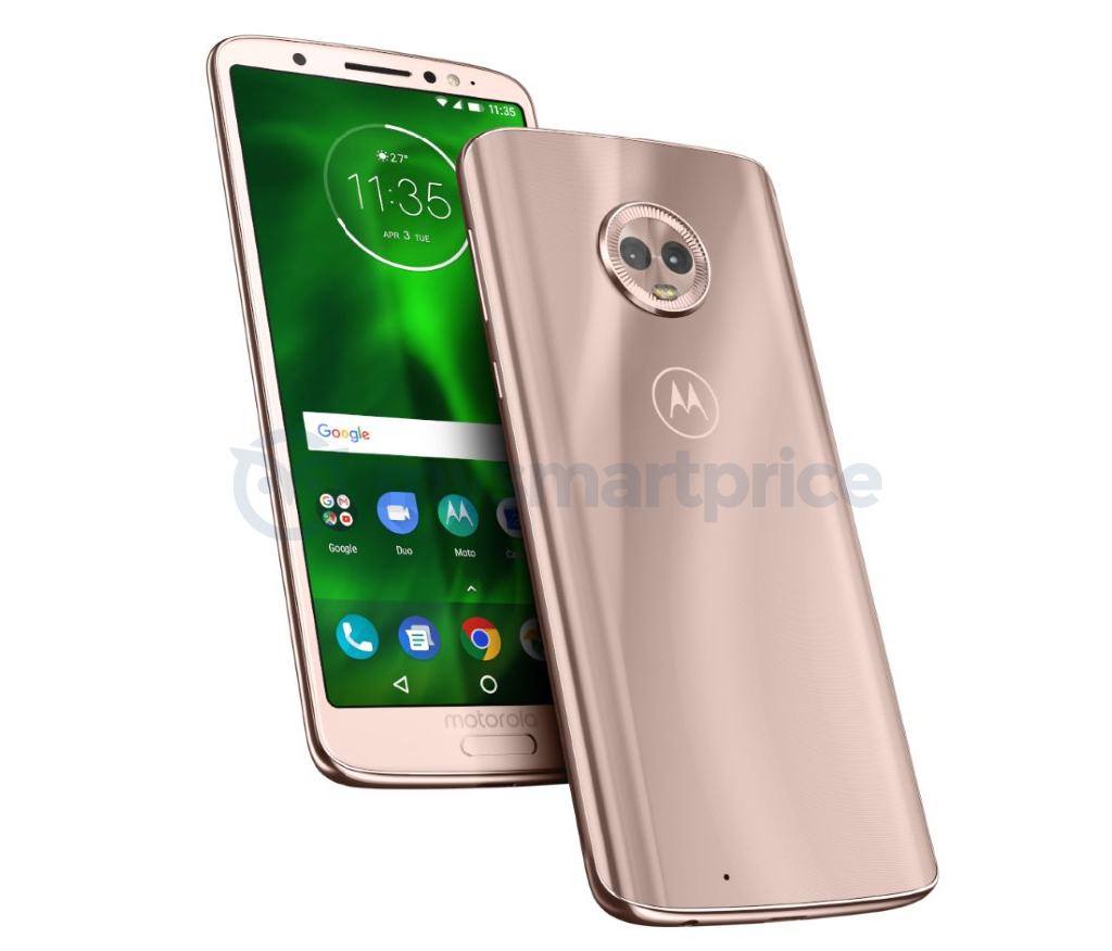 Moto G6 filtrado en foto de prensa