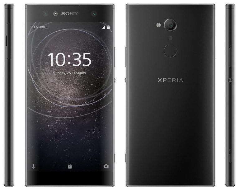 Render oficial publicado por Evan Blass del Sony Xperia XA2 Ultra. 