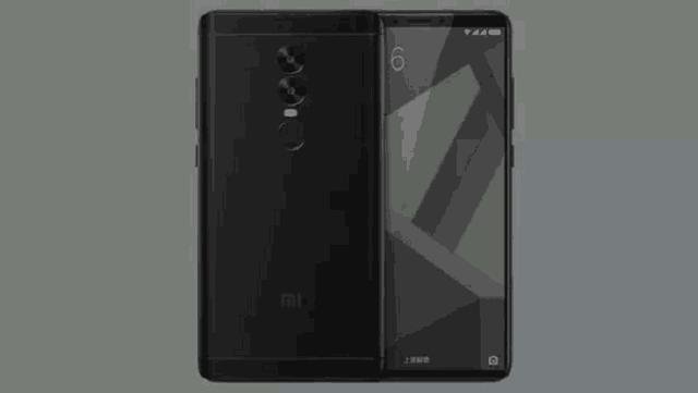 Render filtrado del supuesto frente y dorso del Xiaomi Redmi Note 5. 