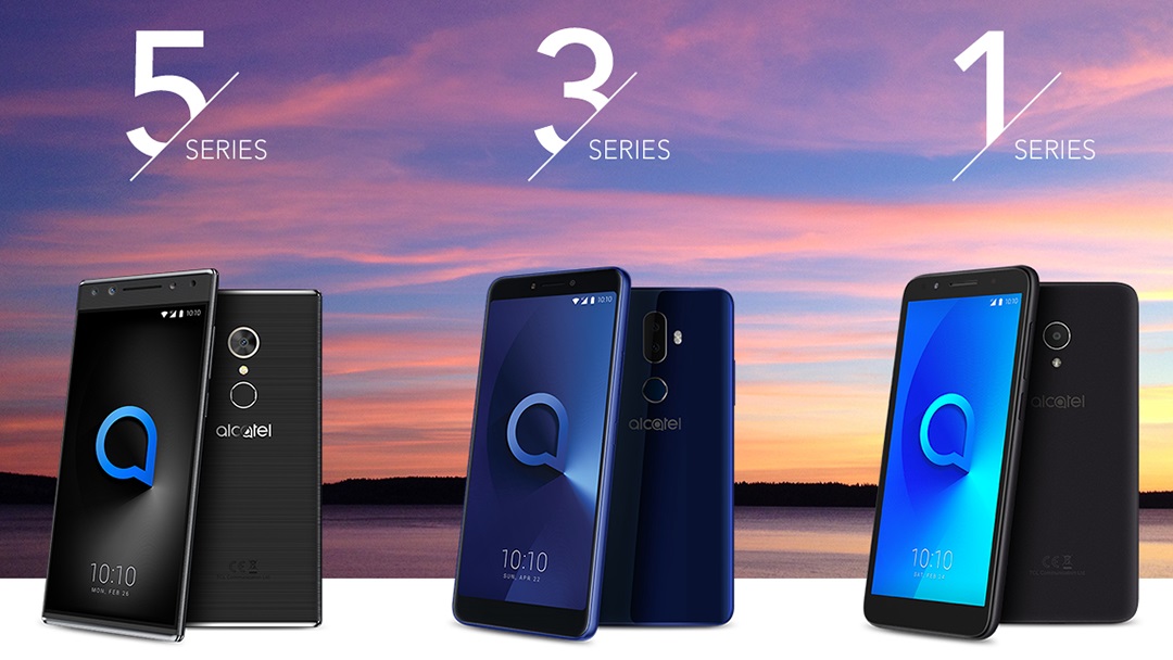 Pre-Mobile World Congress 2018: Alcatel se adelanta a todos y lanza su serie 5, 3 y 1 de smartphones