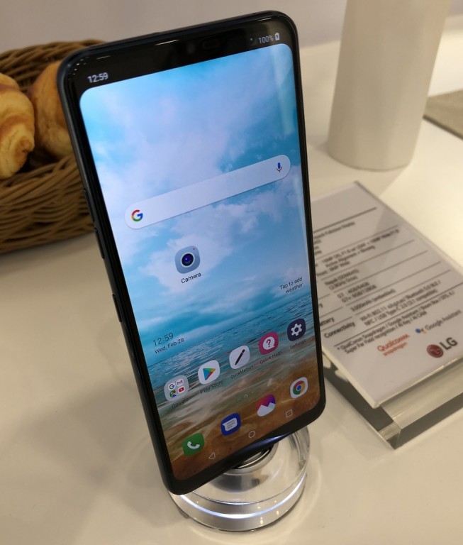 Fotografía filtrada del frente del supuesto LG "Neo", reemplazo del LG "G7".