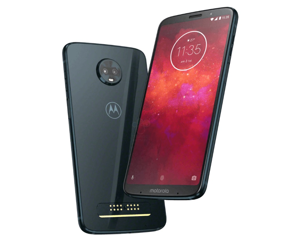 Cámara dual y un botón misterioso: nuevos renders del Motorola Moto Z3 Play