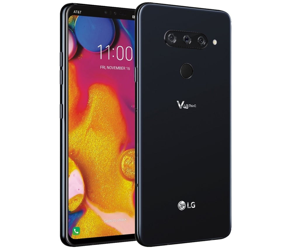 LG V40 ThinQ filtrado: cámara posterior triple y muesca frontal