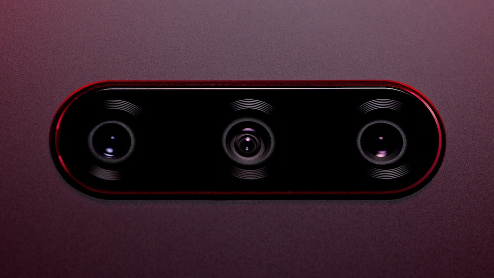 Detalle de las cámaras del LG V40 ThinQ