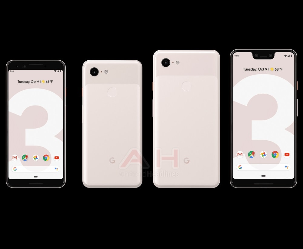 Habría un color “Sand” rosa pálido para el Google Pixel 3/Pixel 3 XL