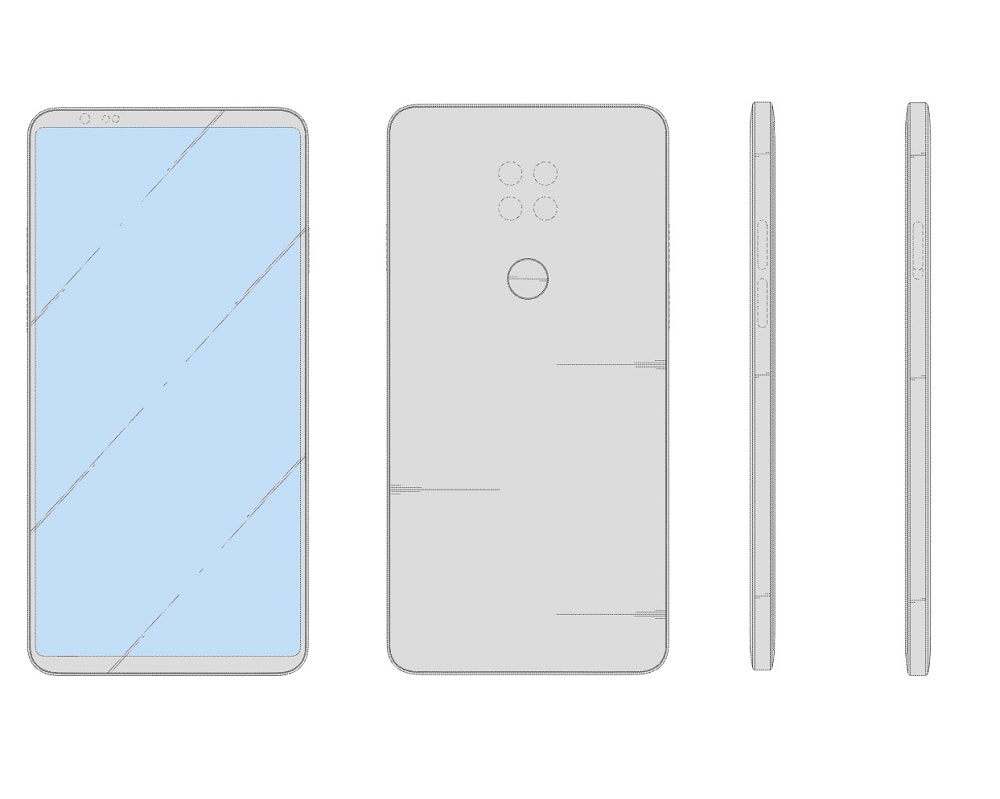 LG patenta un smartphone con cámara cuádruple que se lanzaría en 2019