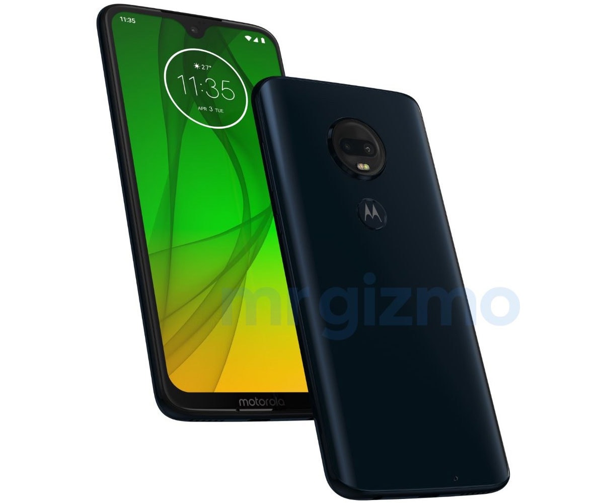Moto G7 Plus se filtra en foto de prensa mostrando su notch de pantalla