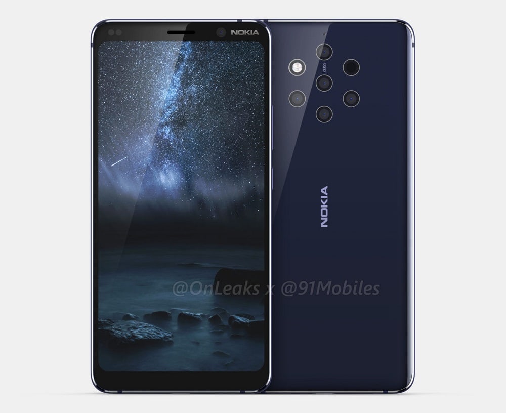 Un video conceptual del Nokia 9 nos muestra su cámara posterior quíntuple