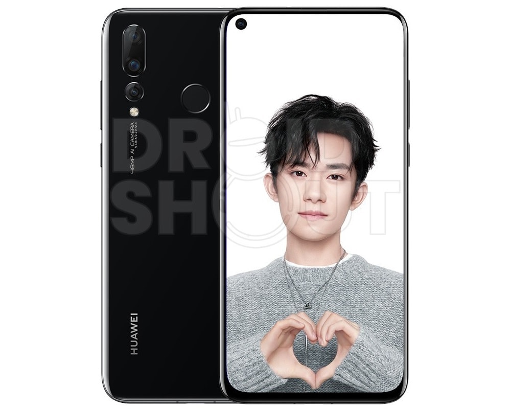 Estos serían los renders oficiales del Huawei Nova 4