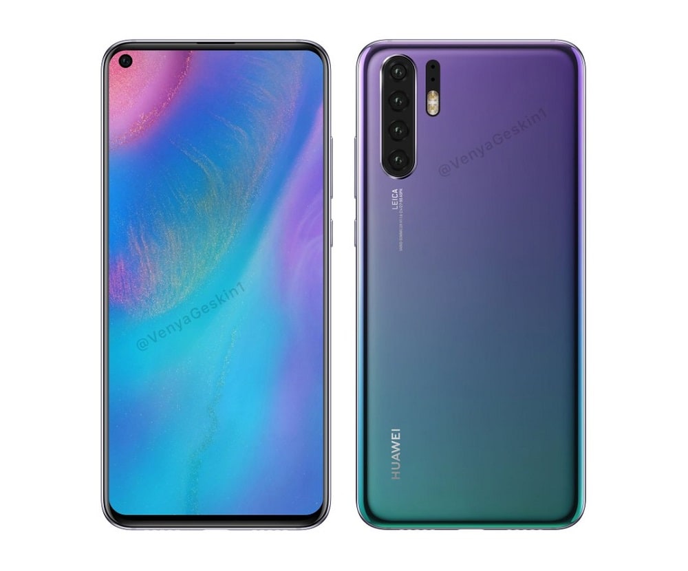 Imagen conceptual del Huawei P30 Pro y rumores que anticipan otro diseño