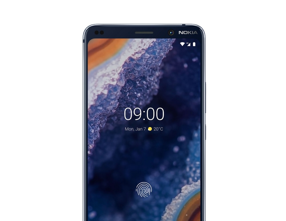 La pantalla del Nokia 9 PureView se puede desbloquear con cualquier cosa
