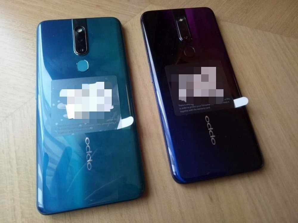 El OPPO F11 Pro tendría al menos dos colores metalizados y con gradientes