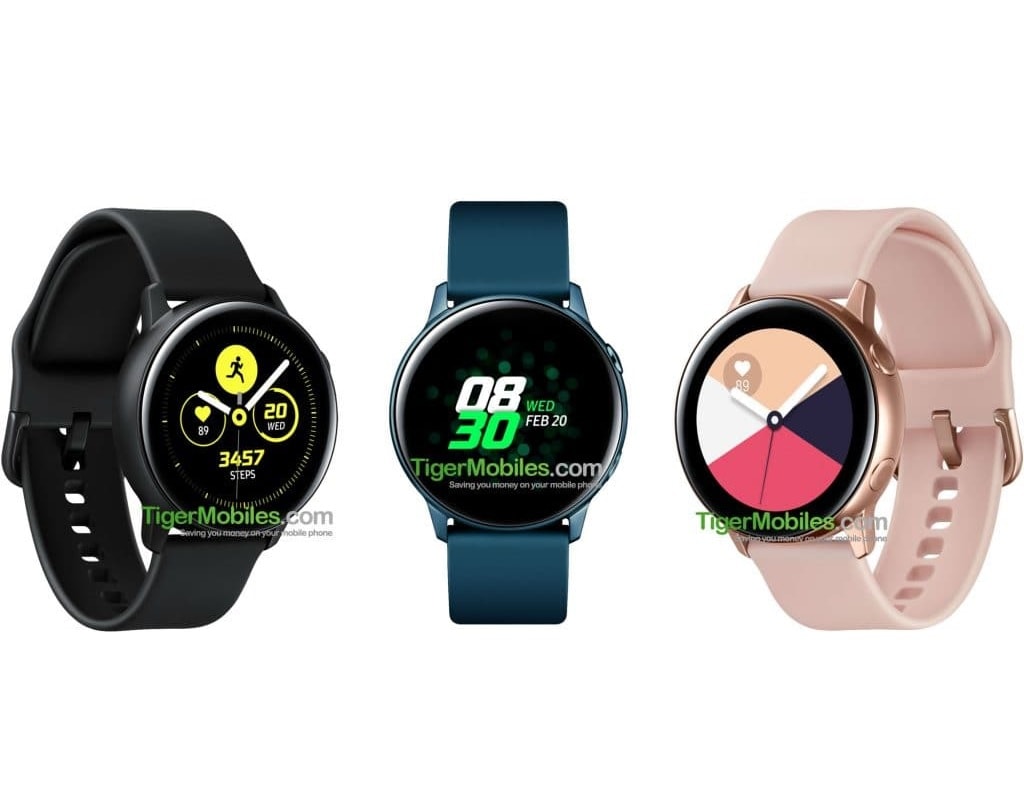 Tres colores diferentes del Samsung Galaxy Watch Sport se anunciará pronto