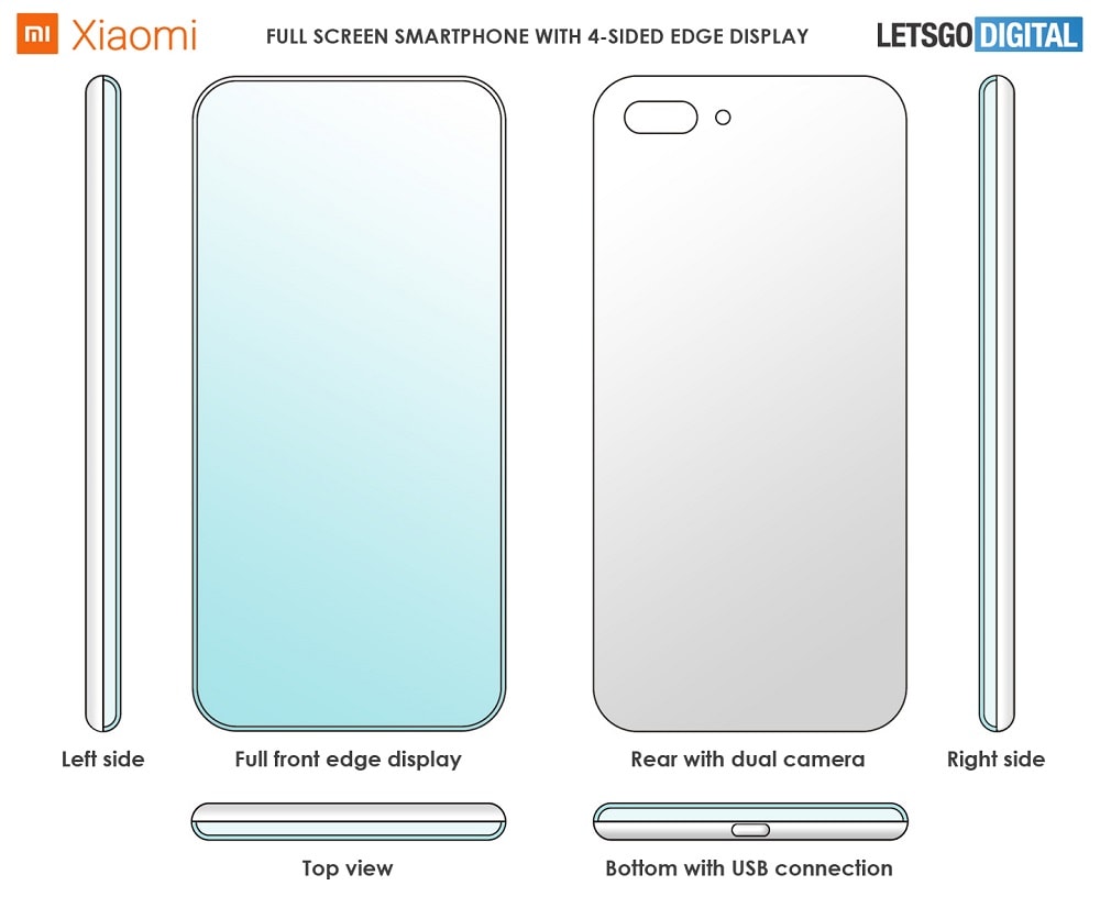El Xiaomi Mi Mix 4 podría lucir un display con cuatro lados curvados