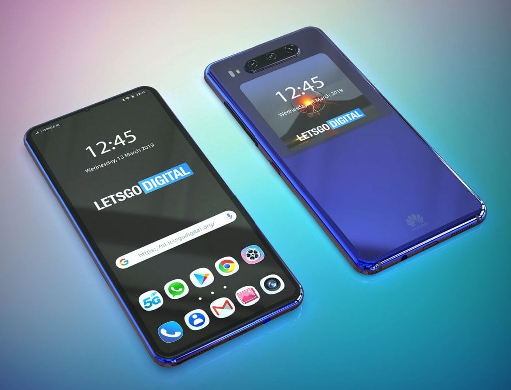 Huawei estaría diseñando un smartphone con dos pantallas