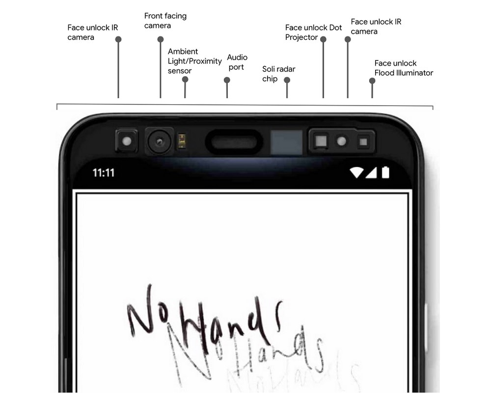 Nuevo vistazo al Google Pixel 4 en este render de prensa filtrado