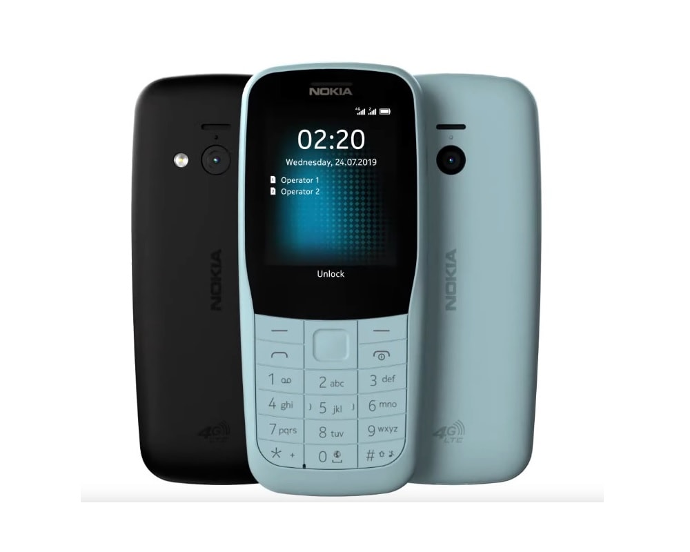 Nuevos celulares de Nokia: el Nokia 220 4G y el Nokia 105 (2019)