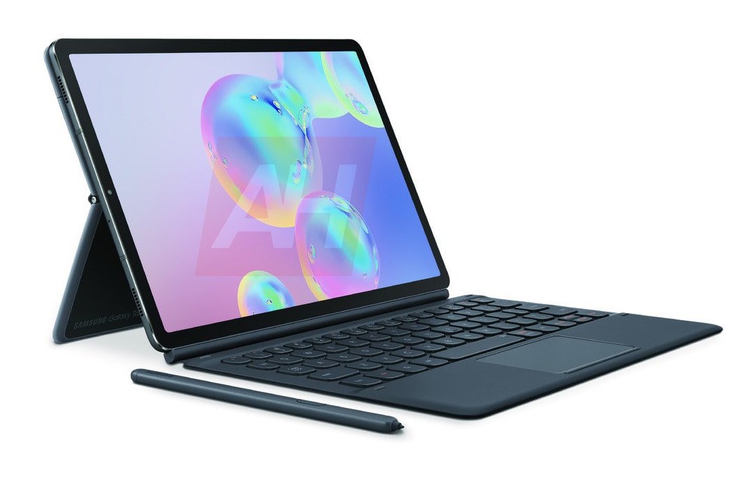 Samsung Galaxy Tab S6 aparece en renders mostrando su stylus y teclado