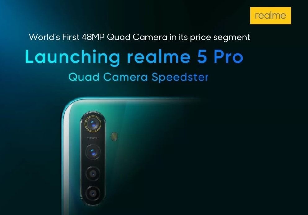 Más especificaciones reveladas oficialmente del Realme 5 y el Realme 5 Pro