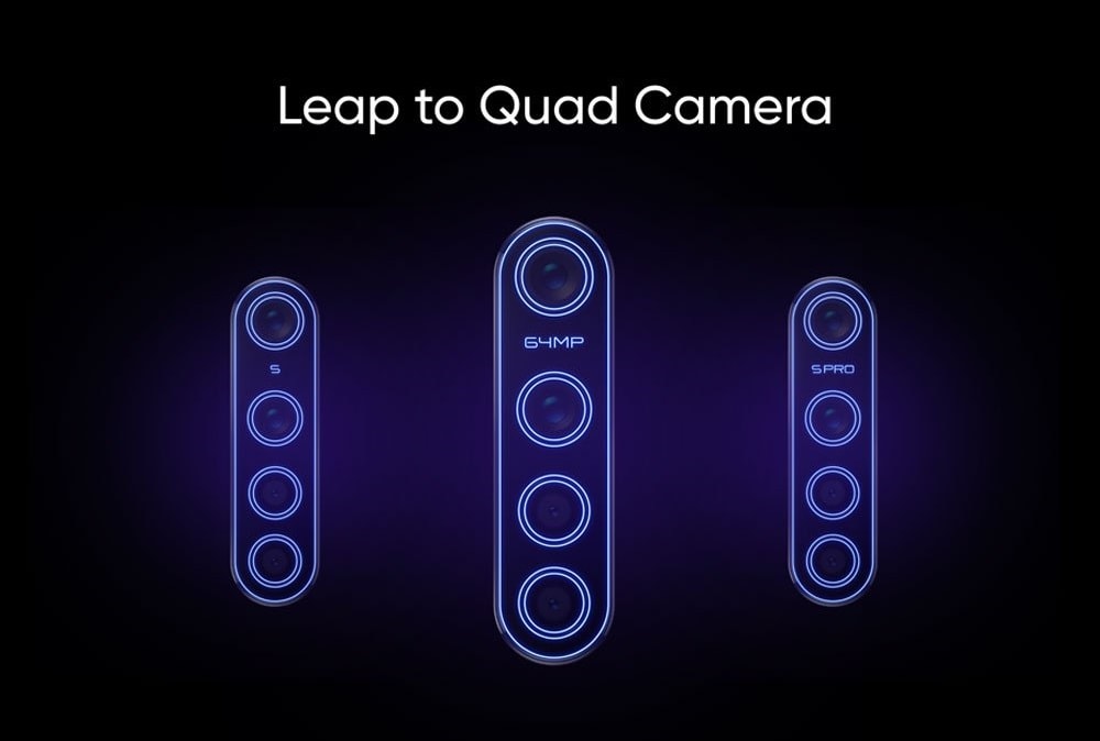 A falta de uno, Realme lanzará tres smartphones con cámara cuádruple