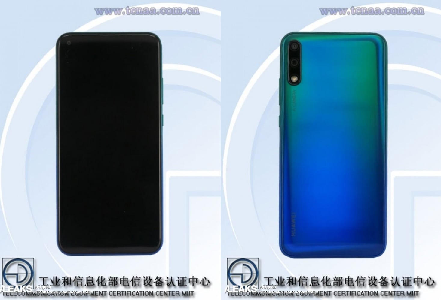 Huawei está preparando un Huawei Enjoy 10 con cámara incrustada en su display