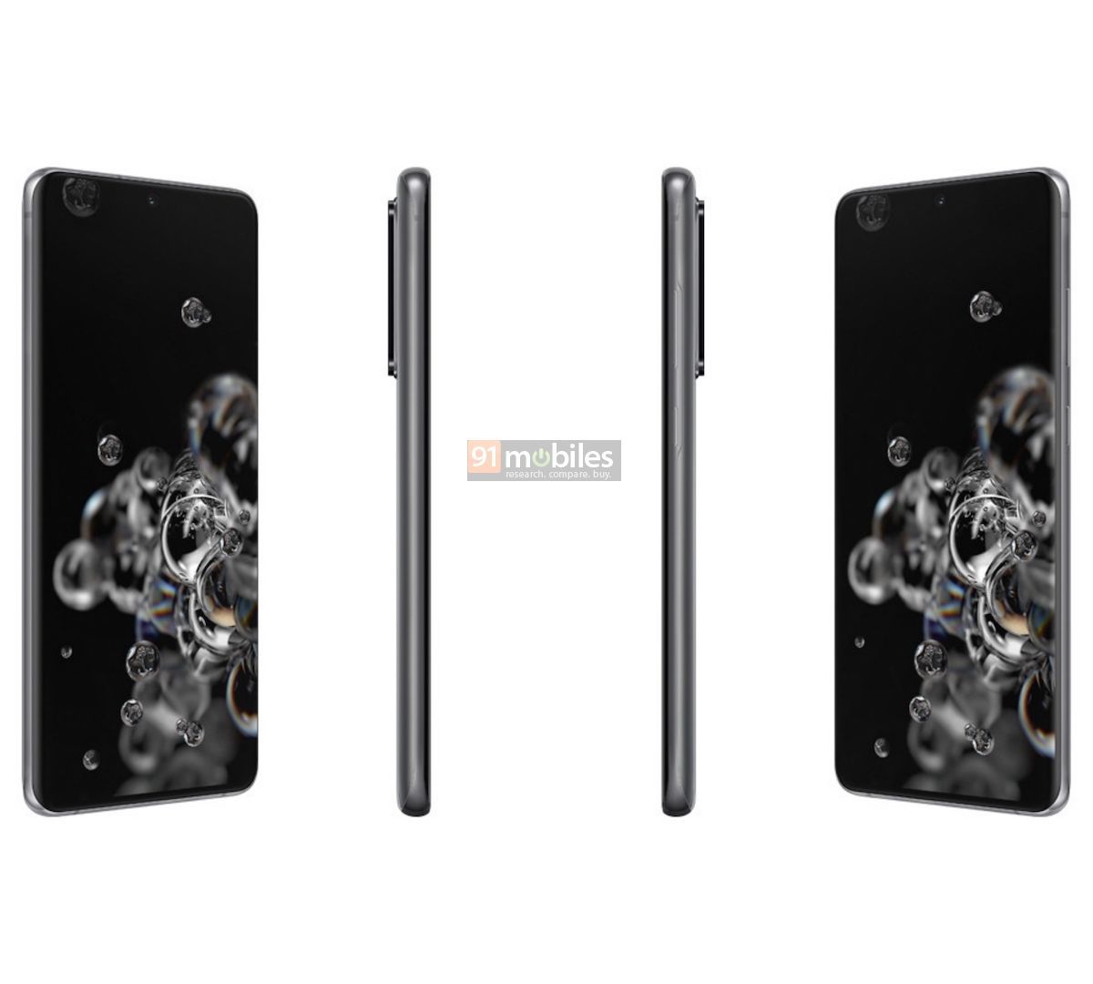 Se filtran por completo los diseños de la Samsung Galaxy S20 Series