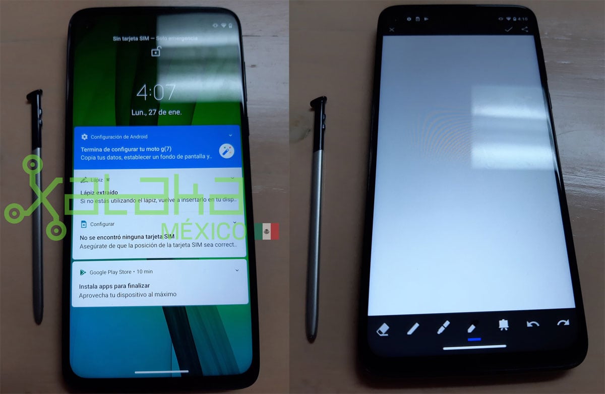 Primeras imágenes del Moto G Stylus en vivo salen a la luz