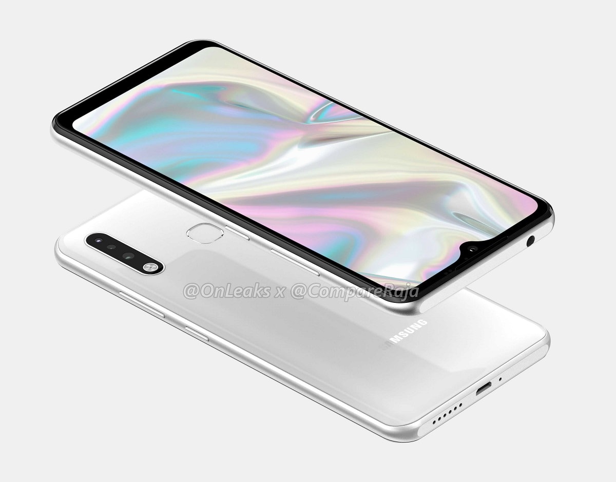 Diseño filtrado de un Samsung Galaxy A70e