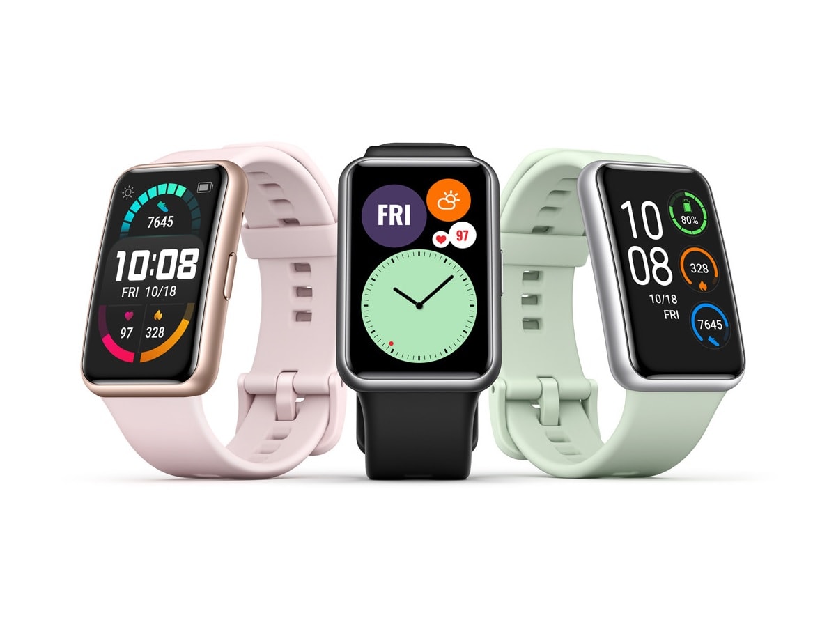 El Huawei Watch Fit luce un bello diseño con pantalla rectangular AMOLED